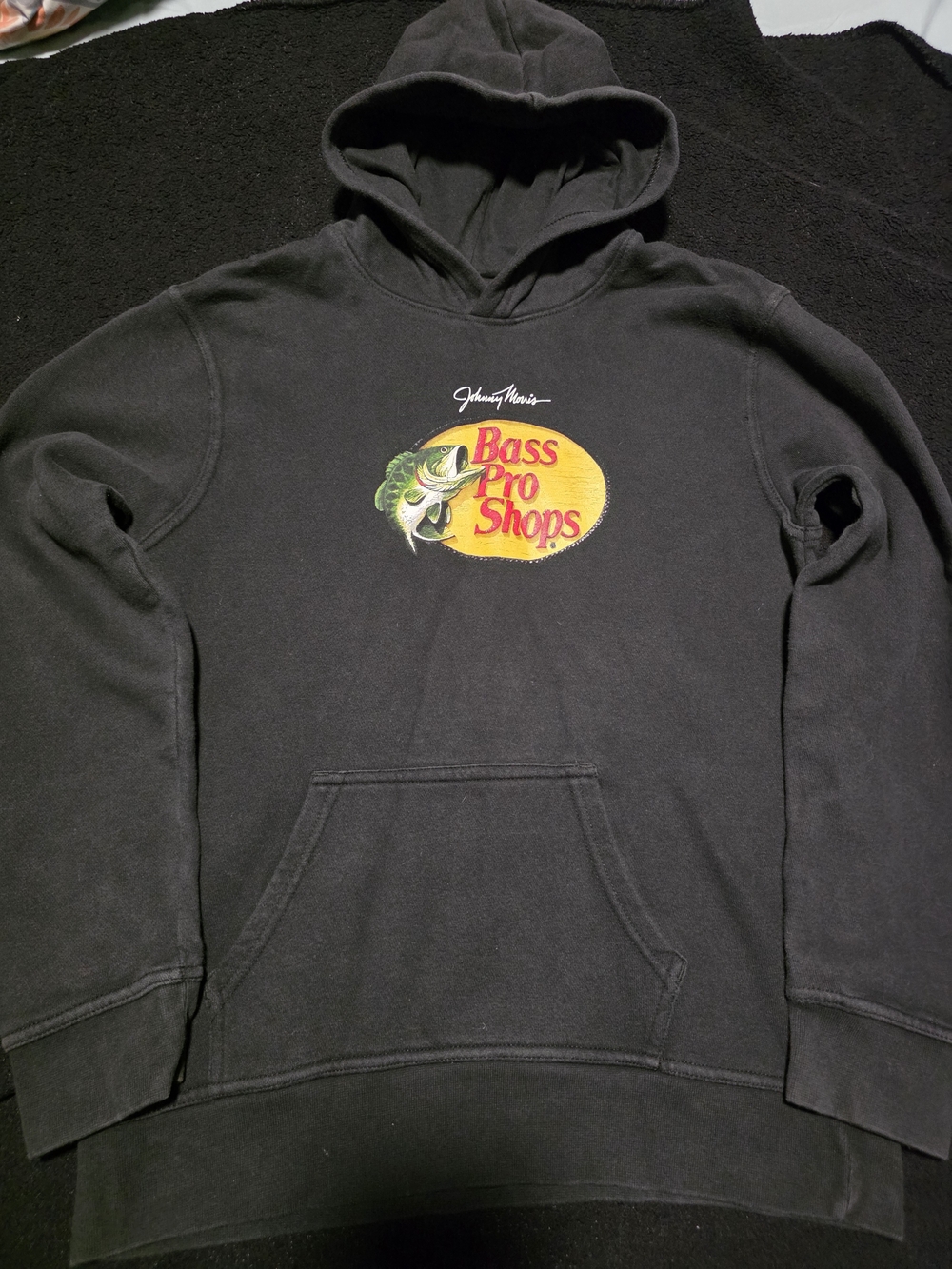 Bass Pro Shops Youth Black Logo Hoodie